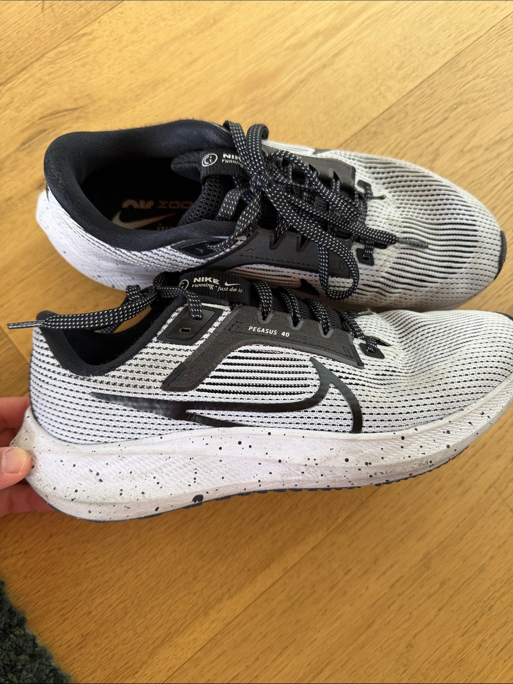Nike Pegasus womens running shoes- size 8